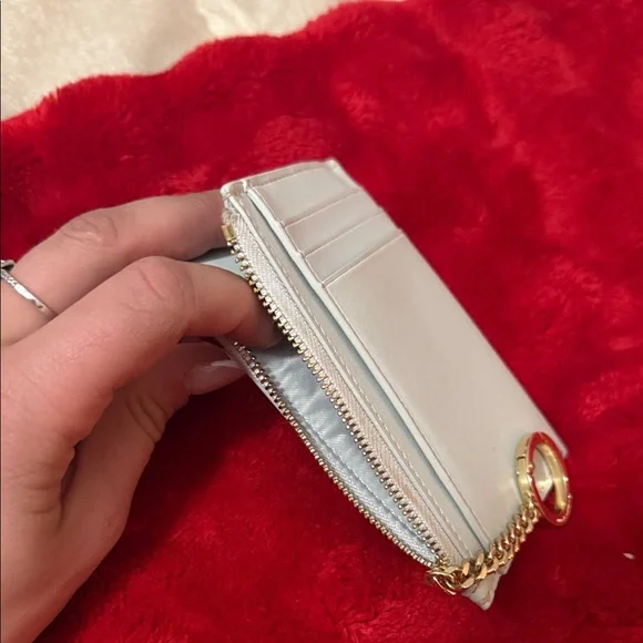 Kate Spade Quilted Cream Card Holder with Gold Accent - Picture 7 of 9